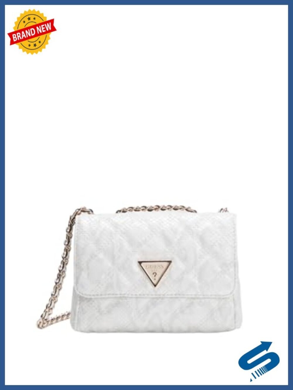 Mini Double Compartment Convertible Crossbody Shoulder Bag with Chain Strap